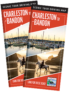 Charleston to Bandon Scenic Tour Driving Map