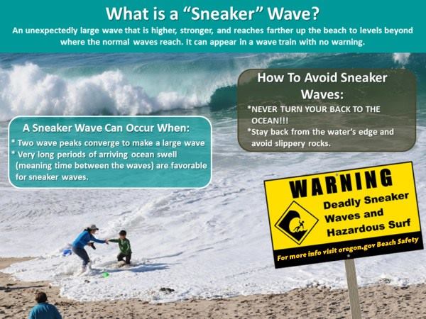 How to avoid sneaker waves on the Oregon Coast 