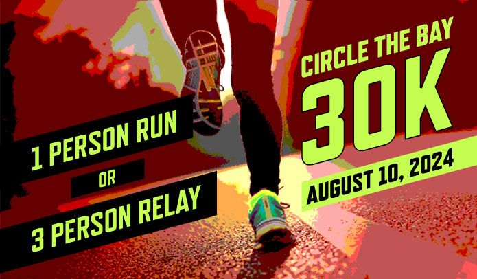 Circle the Bay - 30K Running Event in August