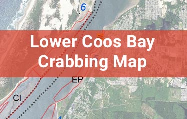 Lower Coos Bay Crabbing Map