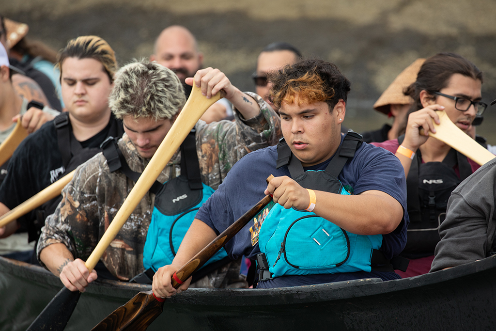 Tribal canoe races